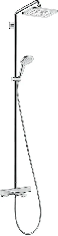 Душевая стойка Hansgrohe Croma 27687000, для ванны с душем, с термостатом Sancos — официальный сайт