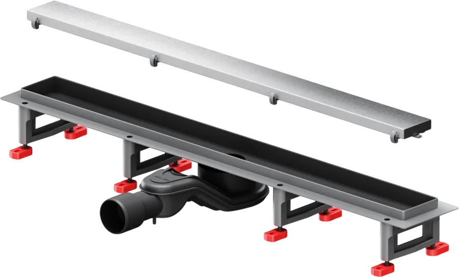 Душевой трап (лоток) AM.PM MasterFlow Tile 70 см, сталь матовая Sancos — официальный сайт