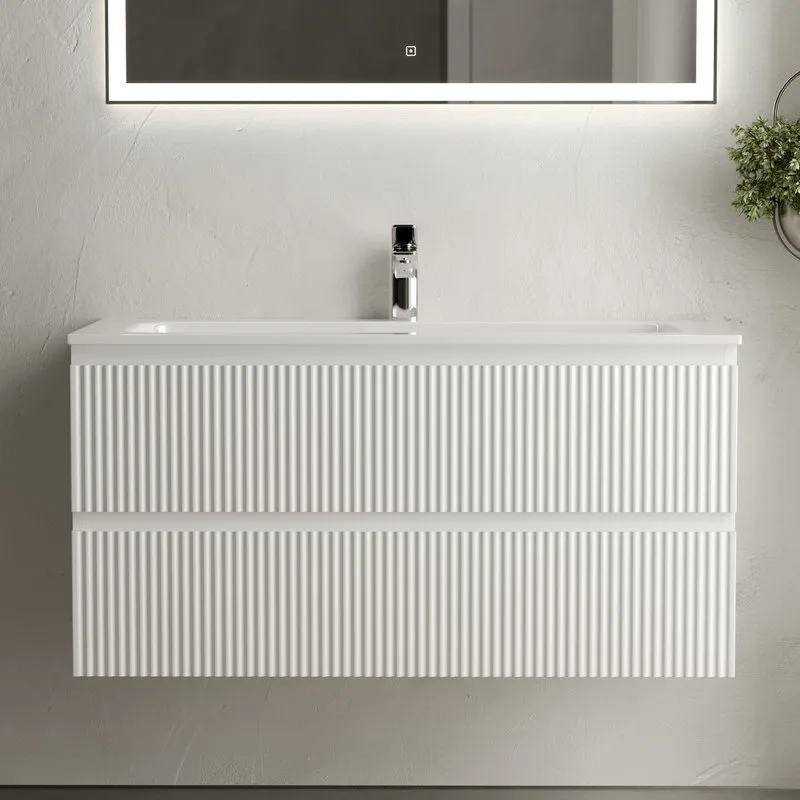 Тумба с раковиной Sancos Snob R 100 см, bianco Sancos — официальный сайт