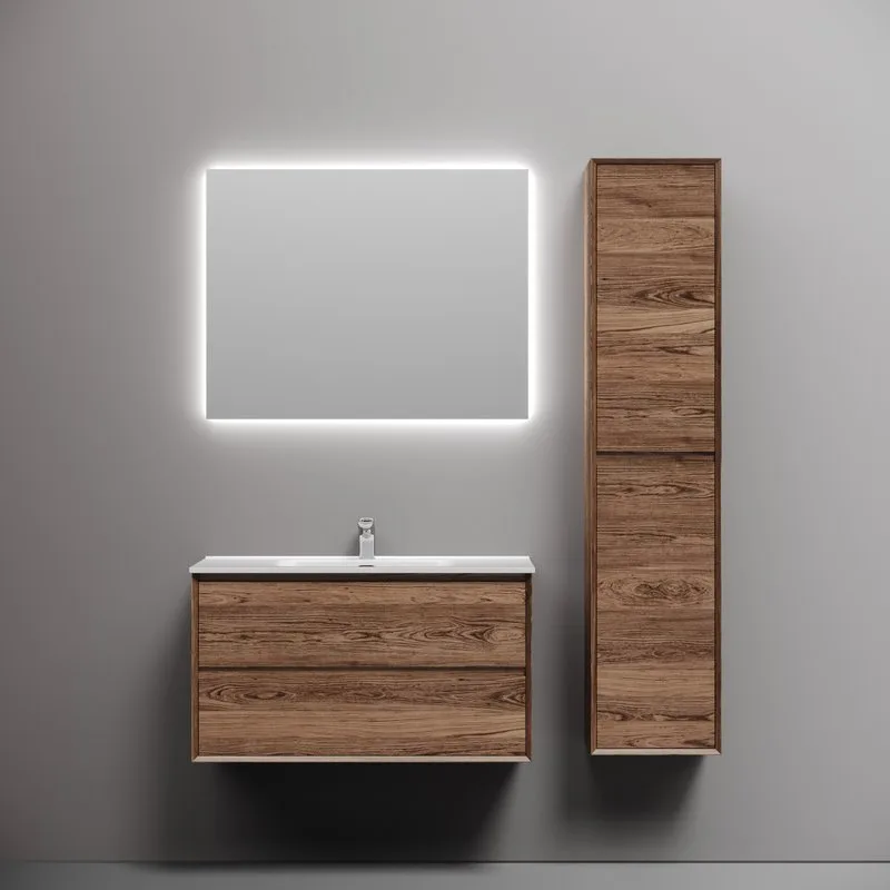 Тумба с раковиной Sancos Marmi 2.0 90 дуб чарльстон, раковина CN7002 Sancos — официальный сайт