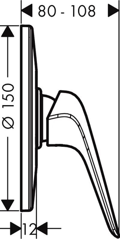 Встраиваемый смеситель Hansgrohe Novus 71067000 Sancos — официальный сайт