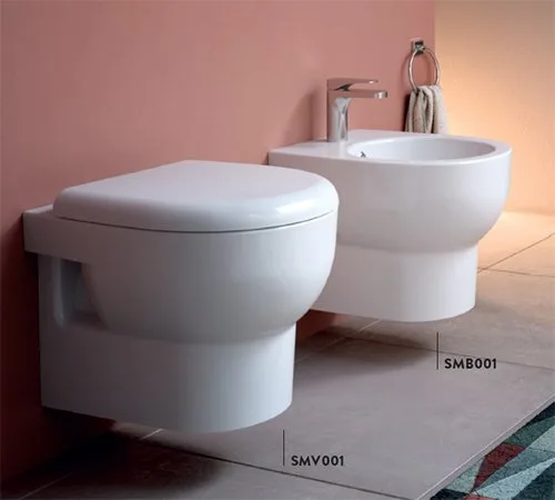 Биде подвесное ArtCeram Smarty 2.0 SMB001 Sancos — официальный сайт