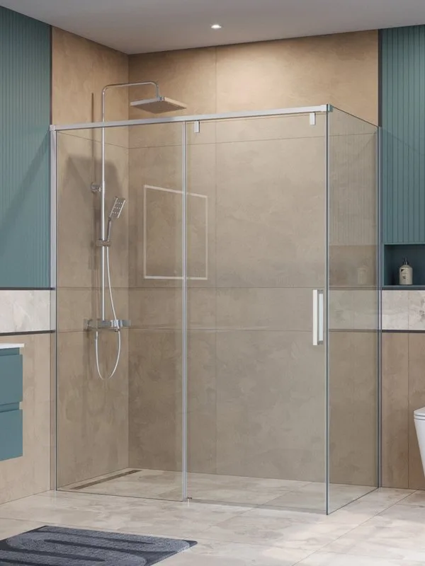 Душевой уголок BelBagno Soft Close-1 AH-1-160/80-C-Cr профиль хром Sancos — официальный сайт
