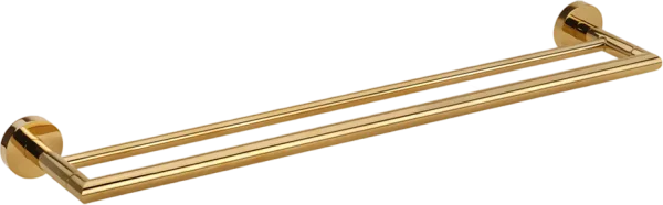 Полотенцедержатель Bemeta Brilo 161204052 двойной, gold polished Sancos — Оригинал