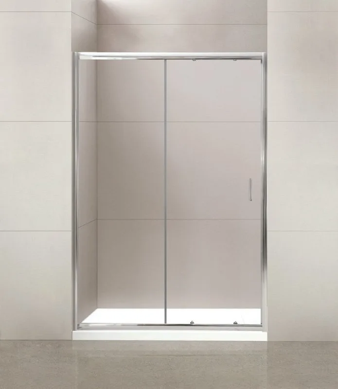 Душевая дверь в нишу BelBagno Uno 195 BF 1 155 C Cr стекло прозрачное Sancos — официальный сайт