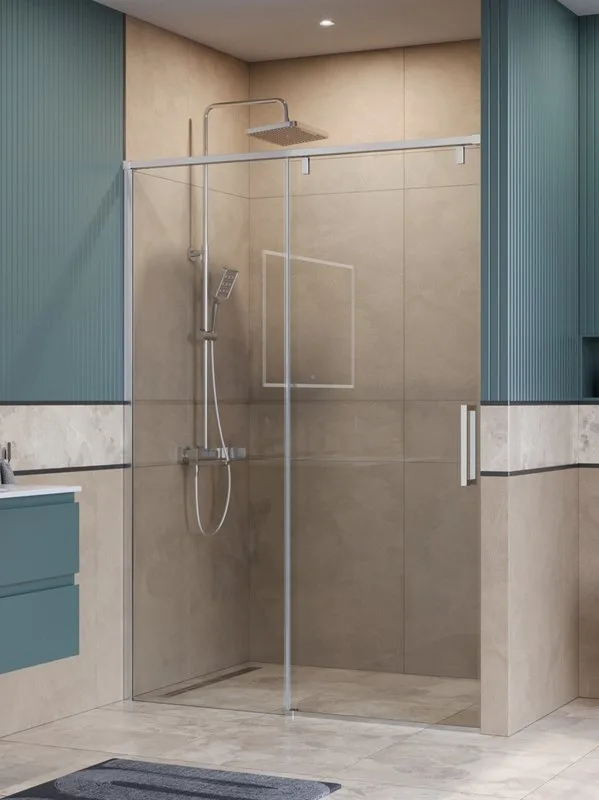 Душевая дверь в нишу BelBagno Soft Close-1 BF-1-140-C-Cr профиль хром Sancos — официальный сайт