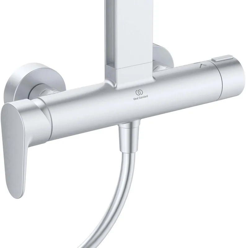 Душевая стойка Ideal Standard Alu+ BD584SI, silver Sancos — официальный сайт