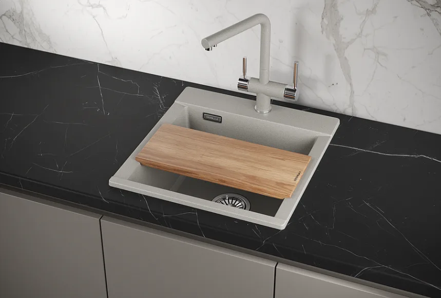 Мойка кухонная Granula Estetica 4701, базальт Sancos — официальный сайт