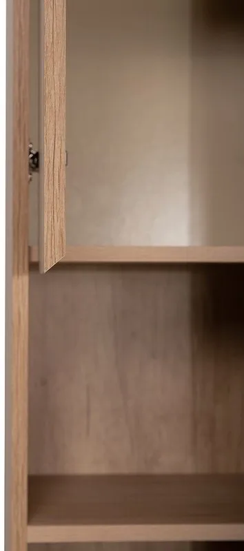 Шкаф-пенал для ванной BelBagno Kraft L rovere nebrasca nature, 1 дверь Sancos — официальный сайт