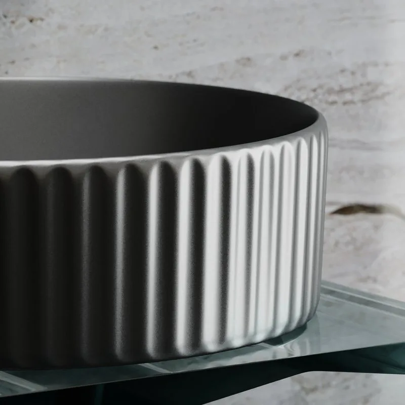 Накладная раковина Ceramicanova Element CN6057MDH темный антрацит матовый Sancos — официальный сайт