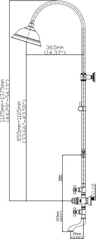 Душевая стойка Seaman Eco Koblenz SSN-2368C Sancos — официальный сайт