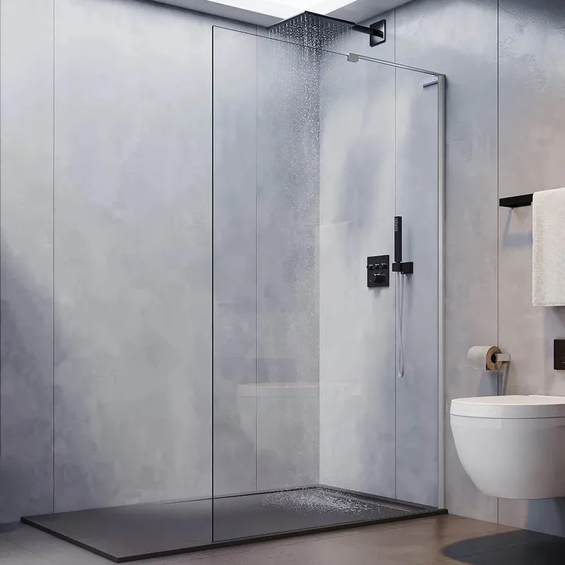 Душевая перегородка Veconi Korato KR77-80-01-C8 80 см, профиль матовый хром Sancos — официальный сайт
