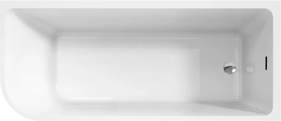 Акриловая ванна BelBagno BB712-1500-730-R 150x75 см, правая, пристенная, белая, асимметричная Sancos — официальный сайт