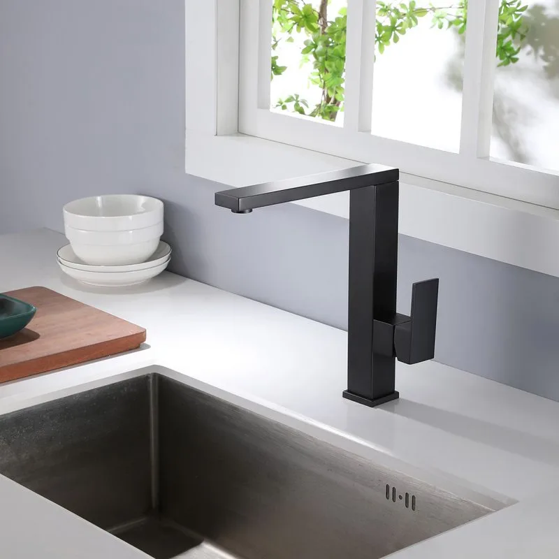 Смеситель для кухни Abber Daheim AF8214B черный Sancos — официальный сайт