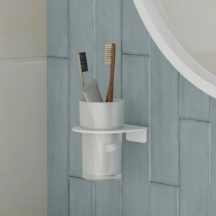 Стакан IDDIS Noa NOAWTG0i45 белый матовый Sancos — официальный сайт