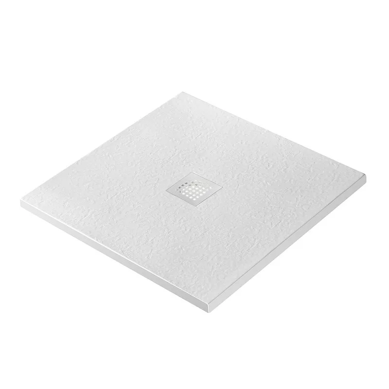 Поддон для душа BelBagno Uno TRAY-MR-UNO-A-80-35-W-BO 80х80, белый, с сифоном Sancos — официальный сайт