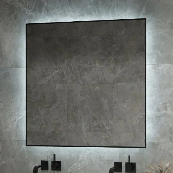 Зеркало Art&Max Sorrento 100х100 с LED-подсветкой, 6000К