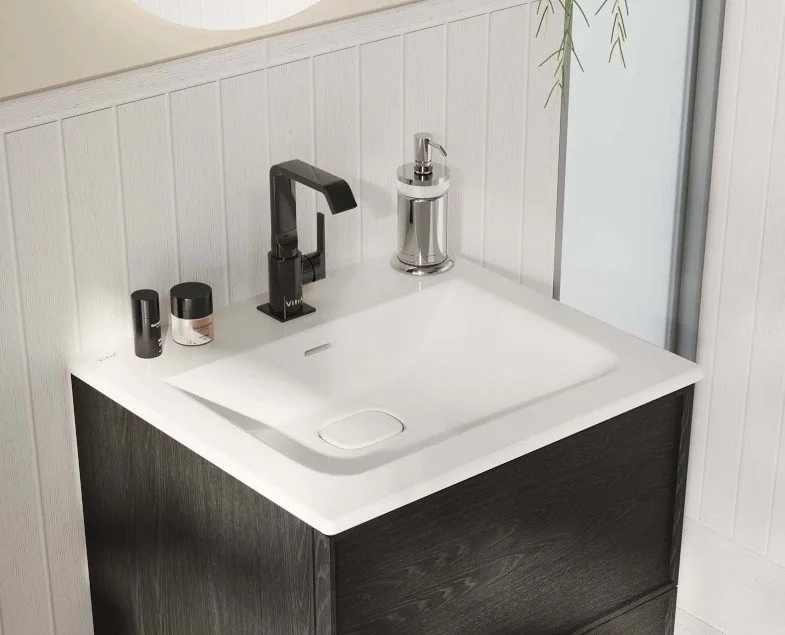 Смеситель для раковины VitrA Suit A4261639 глянцевый черный Sancos — официальный сайт