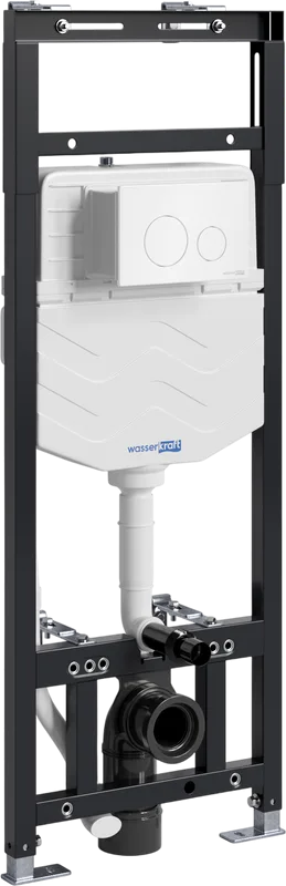 Система инсталляции для унитазов Wasserkraft Alme 15TLT.010.ME.WH02, с кнопкой смыва белой Sancos — официальный сайт