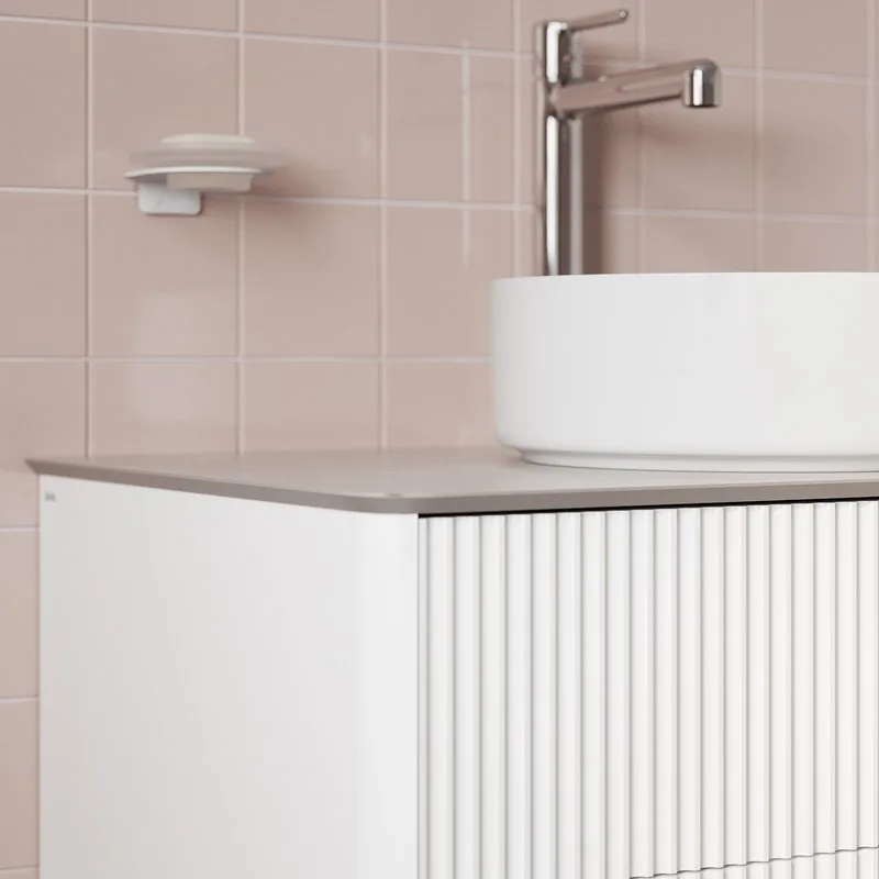 Столешница в ванную под раковину IDDIS Optima Home 80 cветло-серый бетон Sancos — официальный сайт