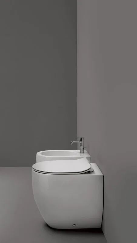 Унитаз приставной напольный Kerasan Flo 311201 Sancos — официальный сайт
