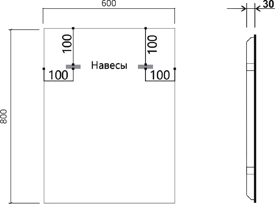 Зеркало Vincea VLM-3VN600-2 60x80 с подсветкой и антизапотевателем Sancos — официальный сайт