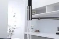 Смеситель для кухни Paulmark Nexus Diamond Nd613999-GM с гибким изливом,вороненая сталь Sancos — официальный сайт