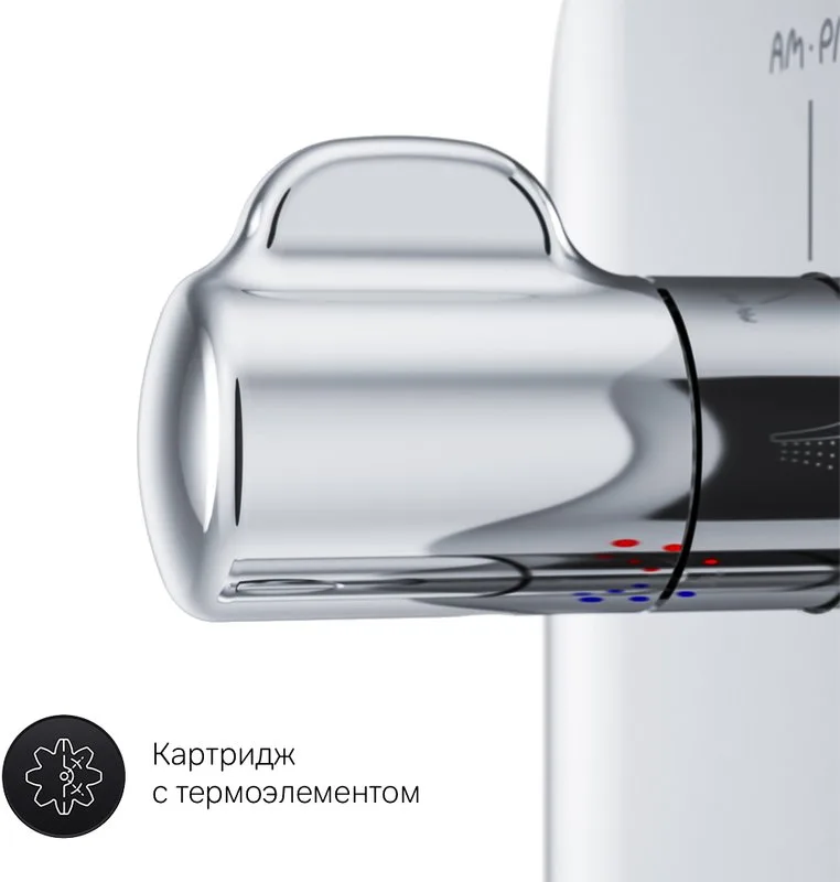 Термостатический смеситель встраиваемый AM.PM Sensation F3085500, для душа Sancos — официальный сайт