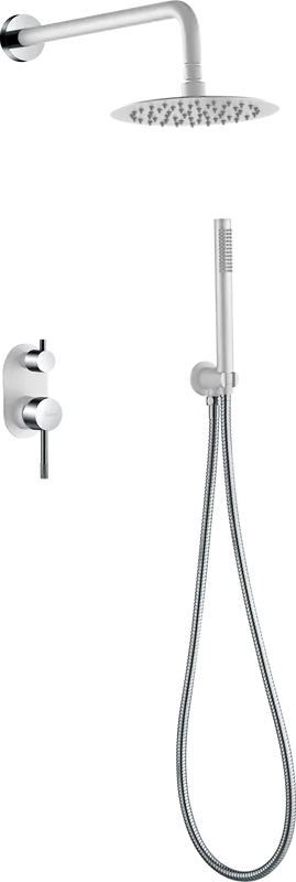 Душевой комплект Boheme Uno 464-WCR, С ВНУТРЕННЕЙ ЧАСТЬЮ, white chrome Sancos — официальный сайт