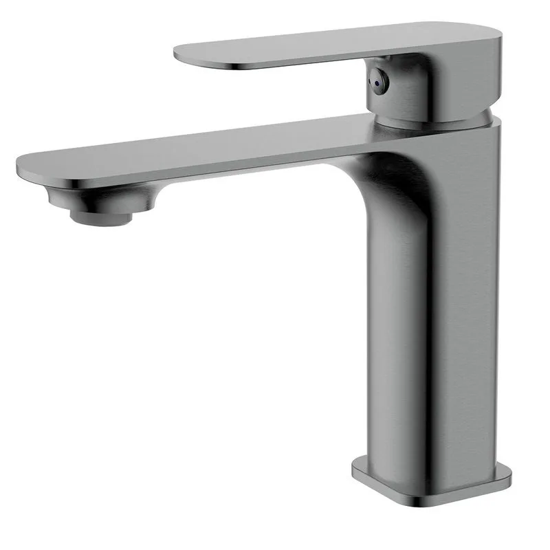 Смеситель для раковины металл Gun Metal, AQUAme Monza AQM6310GM Sancos — официальный сайт