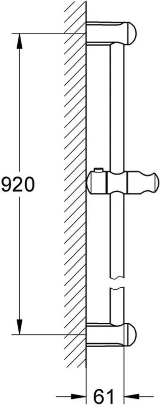 Душевая штанга Grohe Tempesta Classic 27524000 Sancos — официальный сайт