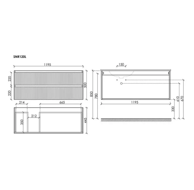Тумба под раковину Sancos Snob R 120 подвесная Beige soft (капучино), SNR120LCE Sancos — официальный сайт