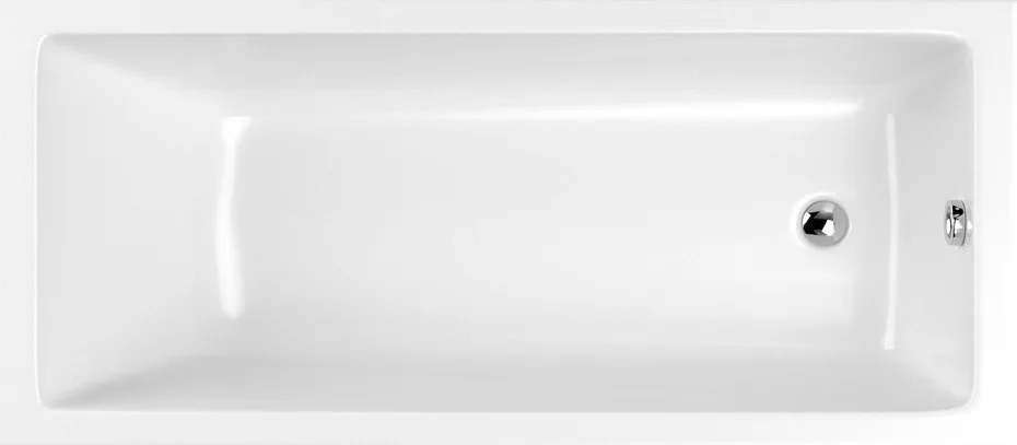 Акриловая ванна WHITECROSS Wave Slim 170x70 см, встраиваемая, белая Sancos — официальный сайт