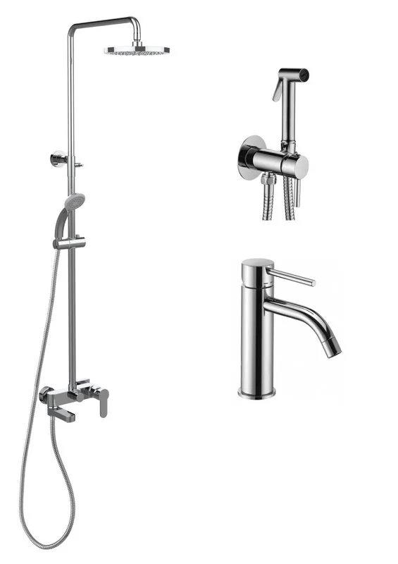 Комплект для ванной Paffoni Light KITZCOL632CR71 хром Sancos — официальный сайт