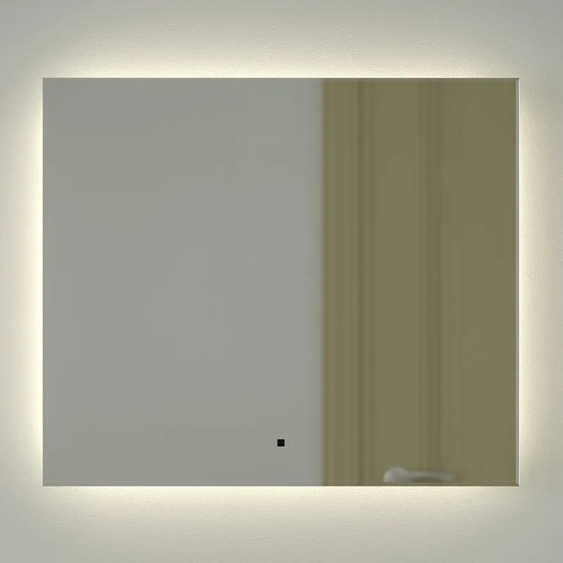 Зеркало Defesto Glow DF 2506RH 70х60 с LED-подсветкой, 4 500 K, инфракрасный выключатель