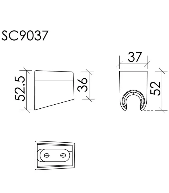 Настенный держатель Sancos SC9037BN брашированный никель Sancos — официальный сайт