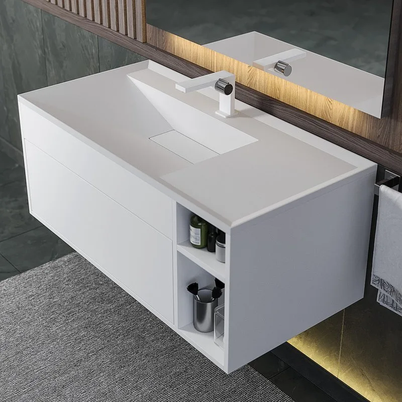 Мебельная раковина Uperwood Lotus Quartz 100 жасмин Sancos — официальный сайт