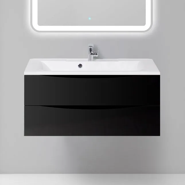 Тумба под раковину без столешницы BelBagno Marino 100 nero lucido Sancos — официальный сайт