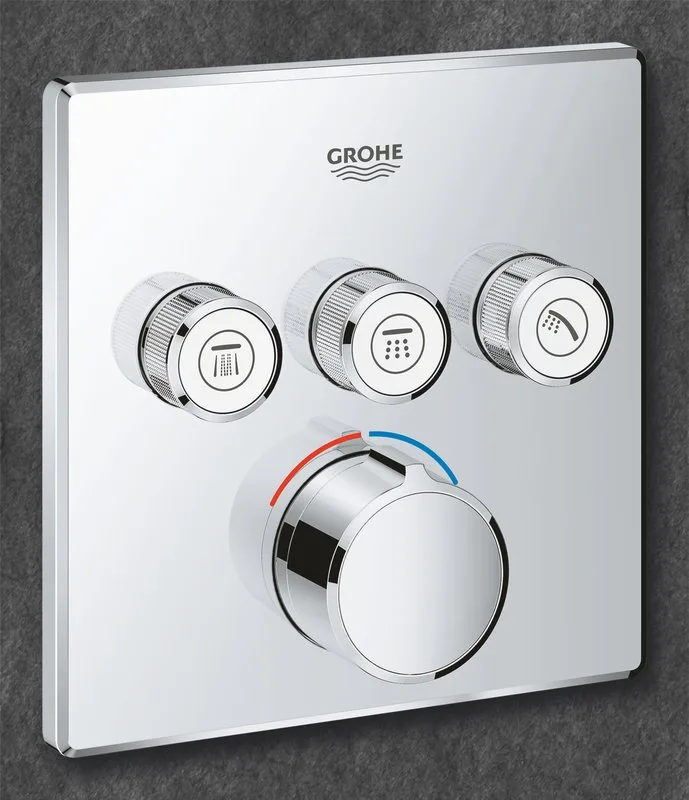 Встраиваемый смеситель Grohe Grohtherm SmartControl 29149000 Sancos — официальный сайт
