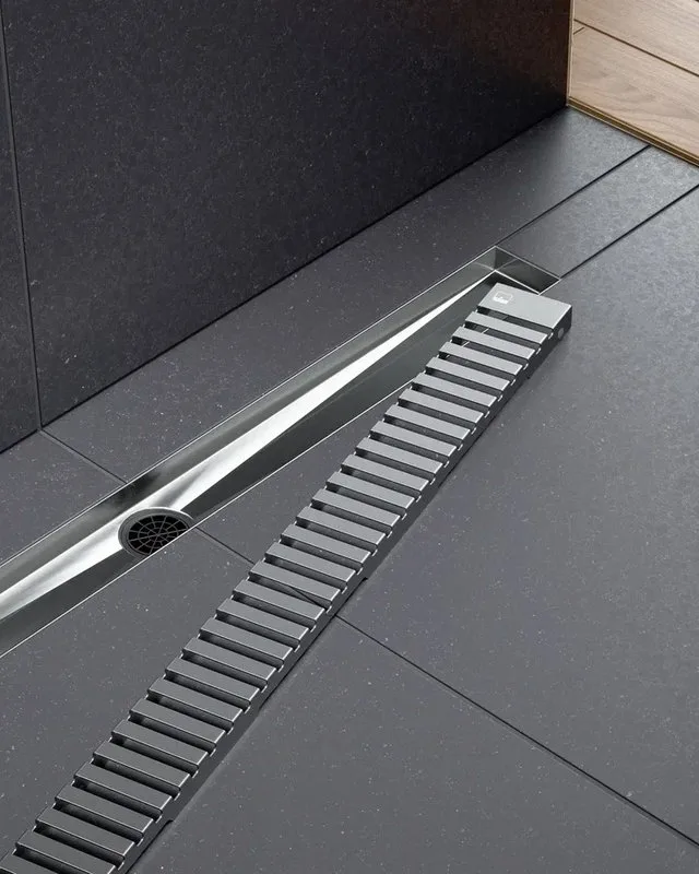 Душевой трап (лоток) Timo Drain Systems DS230109/00 900 вставка lines, хром Sancos — официальный сайт