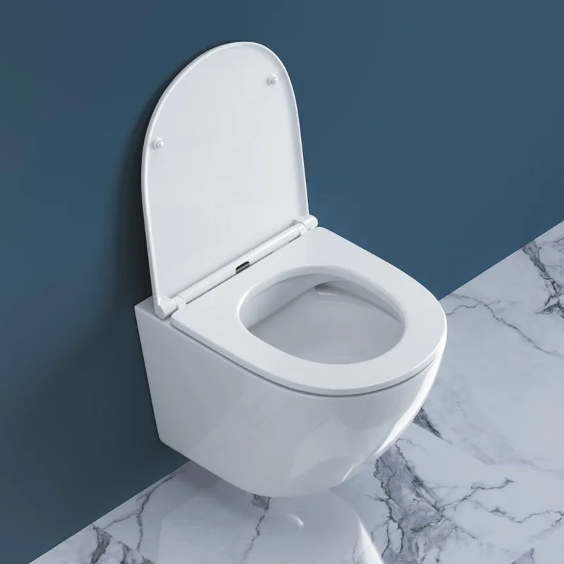 Унитаз подвесной BelBagno Sfera-r BB046CHR BB870SC с микролифтом, безободковый, глянцевый белый Sancos — официальный сайт