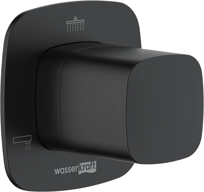 Душевой комплект Wasserkraft Nuthe A9151.265.315.219.162.327.242.217, С ВНУТРЕННЕЙ ЧАСТЬЮ, черный Sancos — официальный сайт