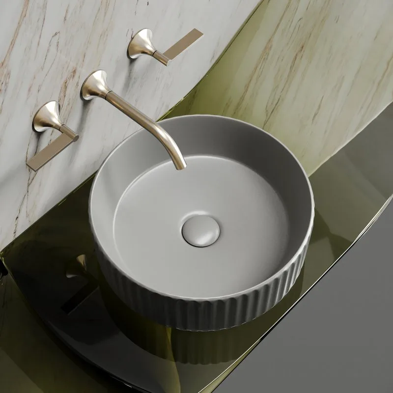 Накладная раковина Ceramicanova Element CN6057MH антрацит матовый Sancos — официальный сайт