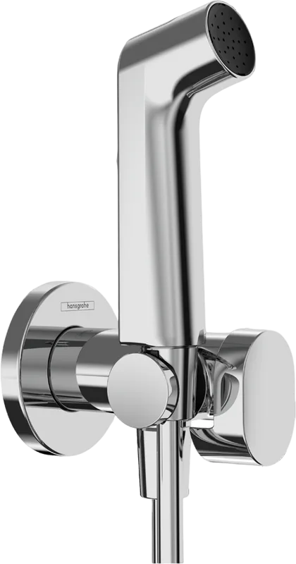 Гигиенический душ Hansgrohe Bidette S 1jet 29232000, со смесителем, C ВНУТРЕННЕЙ ЧАСТЬЮ, хром Sancos — официальный сайт