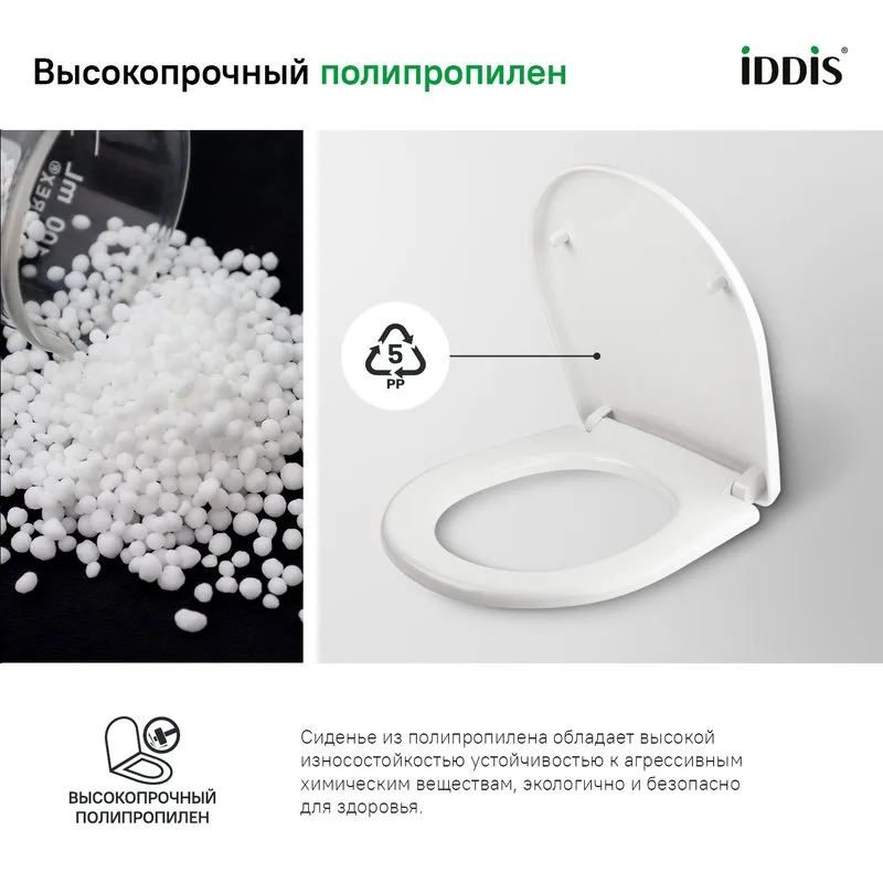 Крышка-сиденье IDDIS Optima Home 142PPS0i31 с микролифтом Sancos — официальный сайт