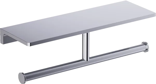 Держатель туалетной бумаги Timo Selene 10045/00 двойной, с полкой для телефона