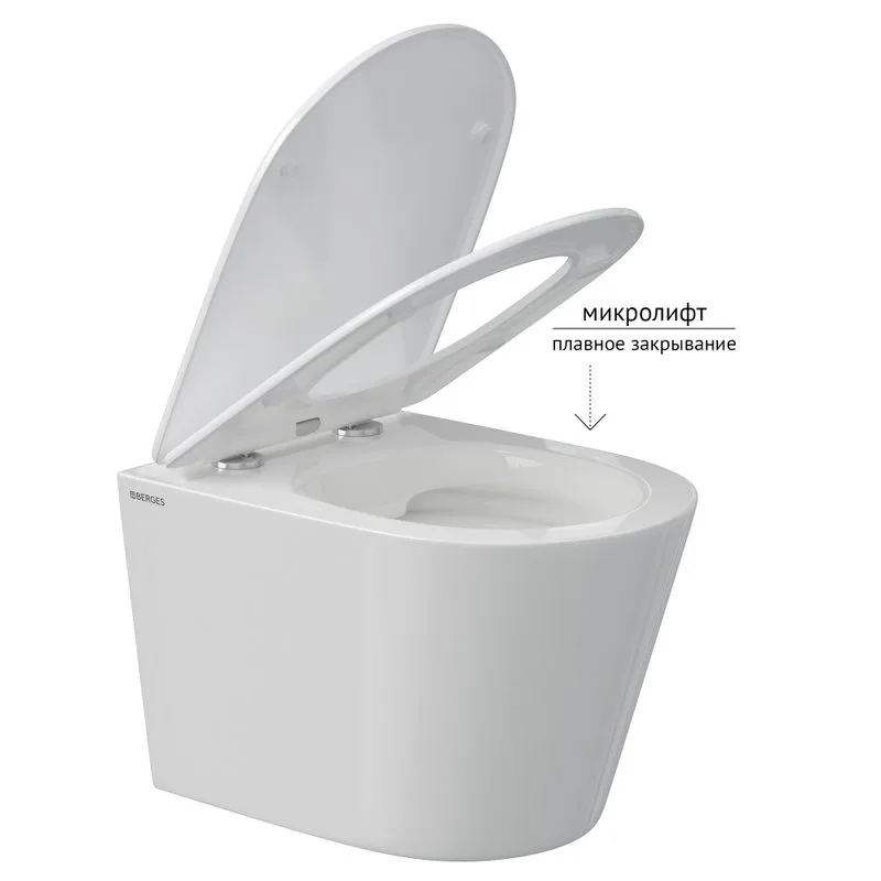 Унитаз подвесной Berges Vita Rimless 082255 Sancos — официальный сайт