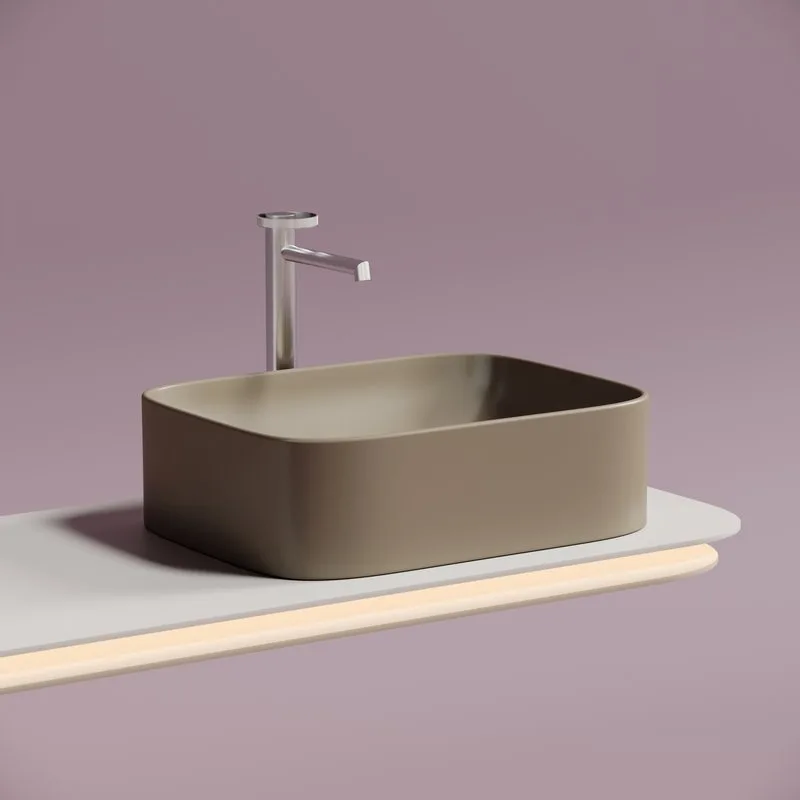 Накладная раковина Ceramicanova Element CN6052MC капучино матовая Sancos — официальный сайт