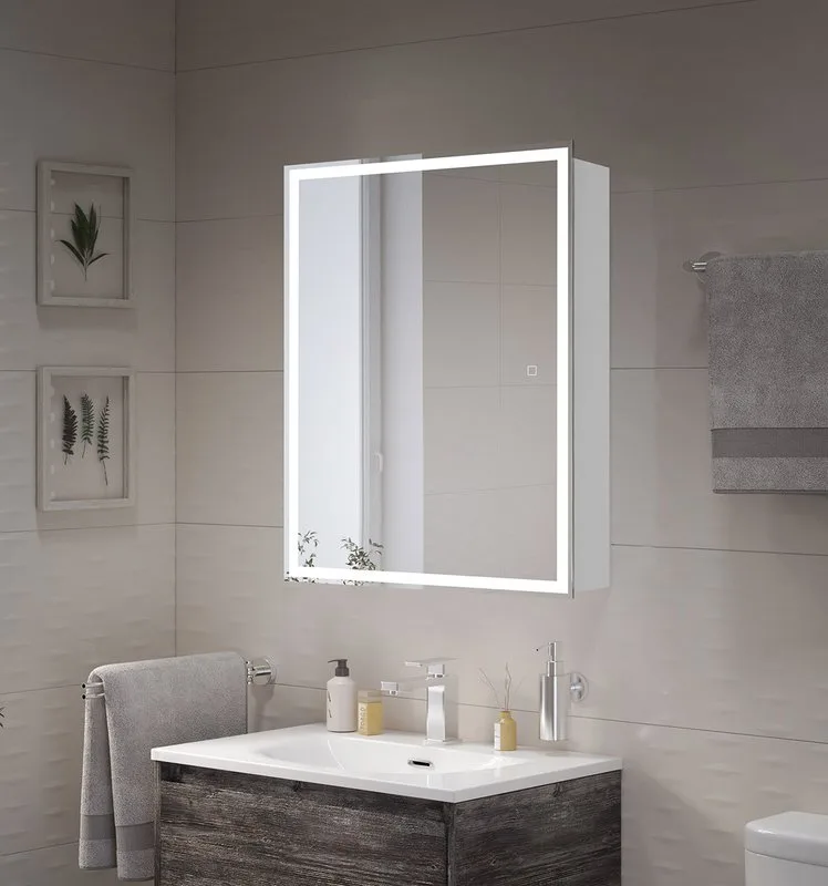 Зеркало-шкаф BelBagno 60x80 с подсветкой Sancos — официальный сайт