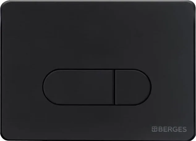 Кнопка смыва Berges Novum D5 чёрный, матовый Sancos — официальный сайт